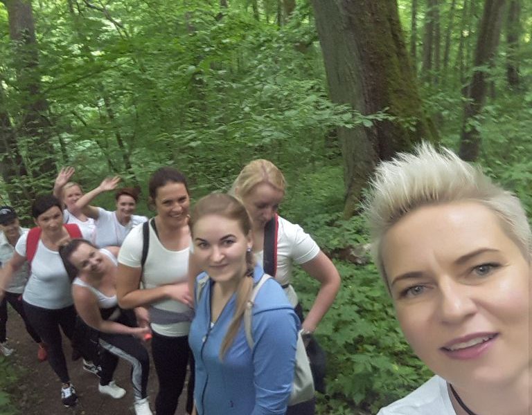 „Audros“ narės po žygio pėsčiomis – pavargę, bet laimingos