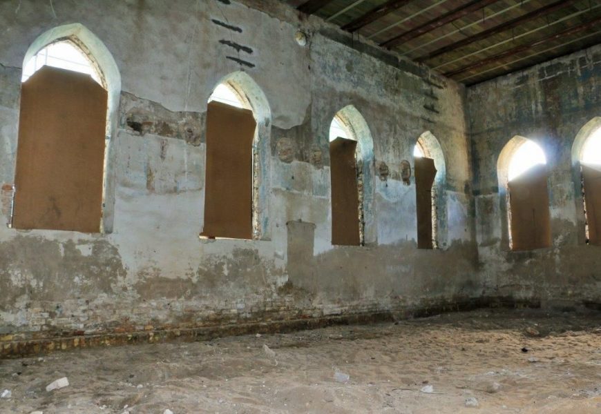 Tęsiami Alytaus sinagogos rekonstrukcijos darbai Tęsiami Alytaus sinagogos rekonstrukcijos darbai