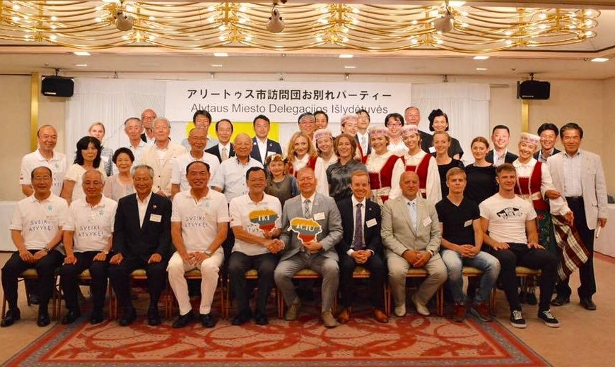Iš Japonijos Alytaus meras grįžo su geromis žiniomis