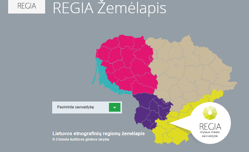 Interaktyvus regionų žemėlapis – pagalba ir gyventojams, ir verslui