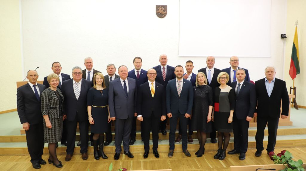 Druskininkų savivaldybėje prisiekė naujos kadencijos tarybos nariai ir meras