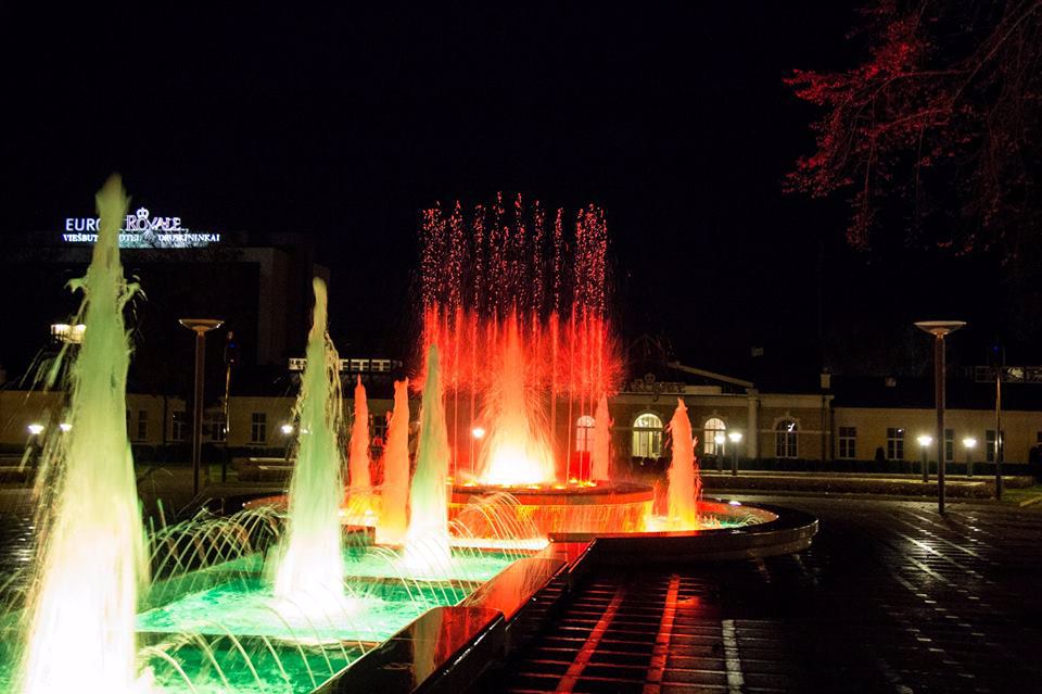 Druskininkų muzikinis fontanas – gražiausias fontanas Lietuvoje