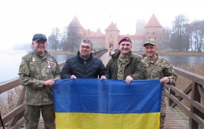 Jėgas Dzūkijoje atgaunančių sužeistų Ukrainos karių palinkėjimas lietuviams: „Taikaus jums dangaus“