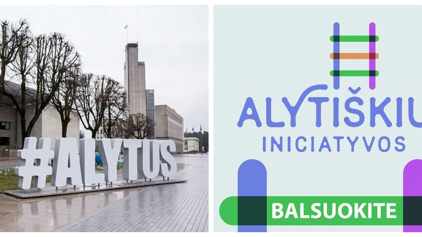 Kokias iniciatyvas šiemet siūlė alytiškiai? Jau galima balsuoti!