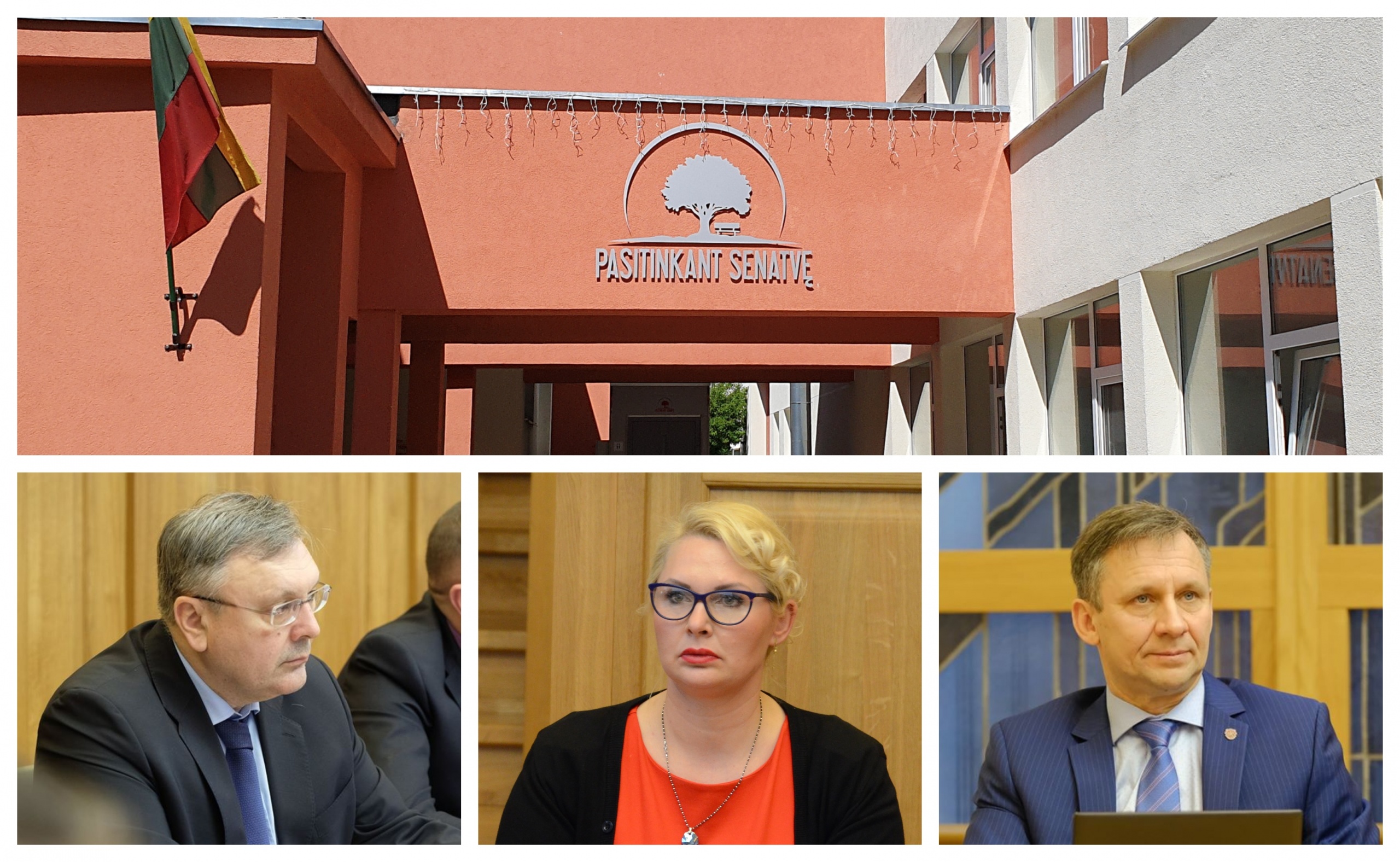 Iš kairės: G. Daukšys, L. Radzevičiūtė ir V. Vencius.