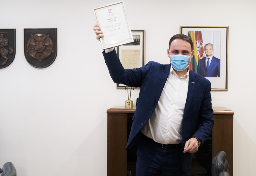 Už sėkmingą infrastruktūros projektų įgyvendinimą – ministrės padėka