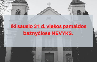 Lietuvos vyskupai atšaukė sprendimą dėl viešų pamaldų atnaujinimo bažnyčiose
