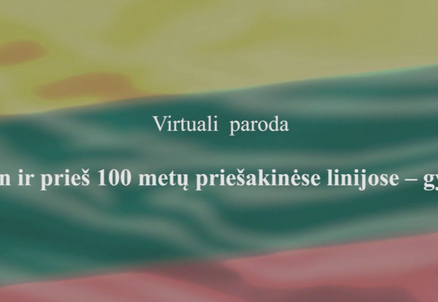 Šiandien ir prieš 100 metų priešakinėse linijose – gydytojai Šiandien ir prieš 100 metų priešakinėse linijose – gydytojai
