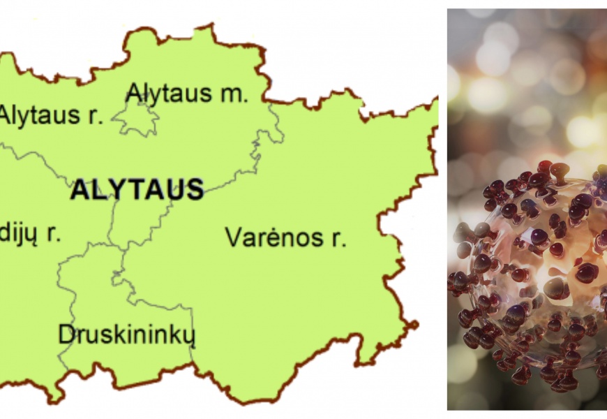 Britiška viruso atmaina jau vyrauja ir Alytaus apskrityje