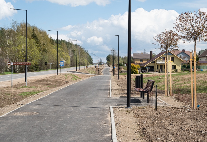 Puikios žinios Alytaus dviratininkams: takus papildė nauja atkarpa