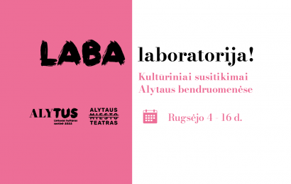 Alytaus miesto teatras kviečia į kultūrinius susitikimus „LABA laboratorija!“