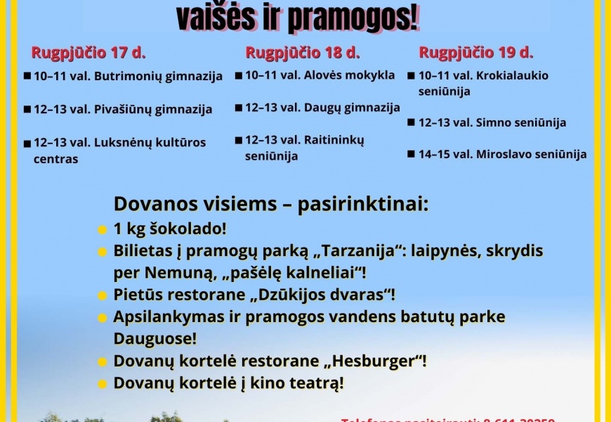 Už skiepą Alytaus rajono gyventojams – vaišės ir pramogos