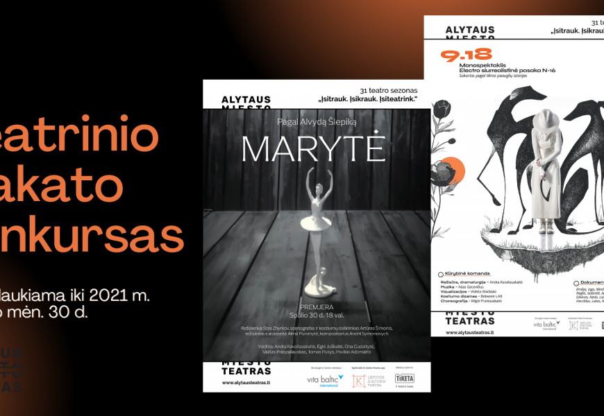 Dalyvaukite respublikiniame teatrinio plakato konkurse