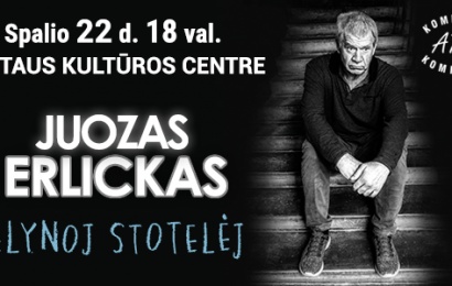 Alytaus kultūros centre – Juozas Elickas ir naujasis jo CD „Mėlynoj stotelėj“