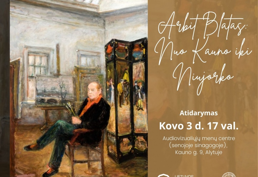 Audiovizualiųjų menų centre – „Arbit Blatas: Nuo Kauno iki Niujorko“ paroda Audiovizualiųjų menų centre – „Arbit Blatas: Nuo Kauno iki Niujorko“ paroda