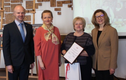 Monikai Ražanauskienei –  vietos bendruomenės lyderės apdovanojimas