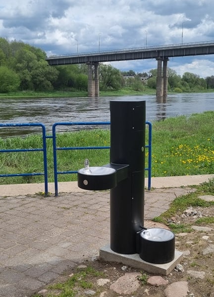 „Dzūkijos vandenys” įrengė naują geriamojo vandens fontanėlį