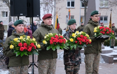 Lietuvos kariuomenės dienos proga kariams linkėta išsaugoti vienybę ir stiprybę