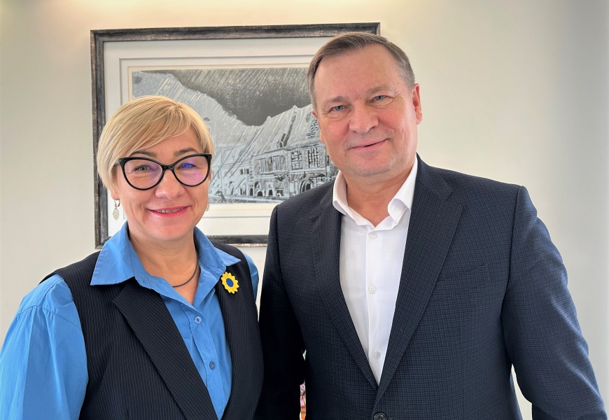 Meras A. Vrubliauskas susitiko su ministre J. Šiugždiniene