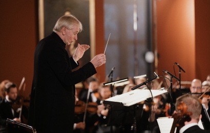 Maestro Gintaro Rinkevičiaus diriguojamas Lietuvos valstybinis simfoninis orkestras koncertuos Alytuje