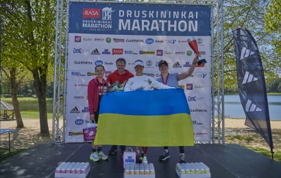 Pirmą kartą surengtame „RASA Druskininkai Marathon“ maratone triumfavo M. Dirsė ir ukrainietė
