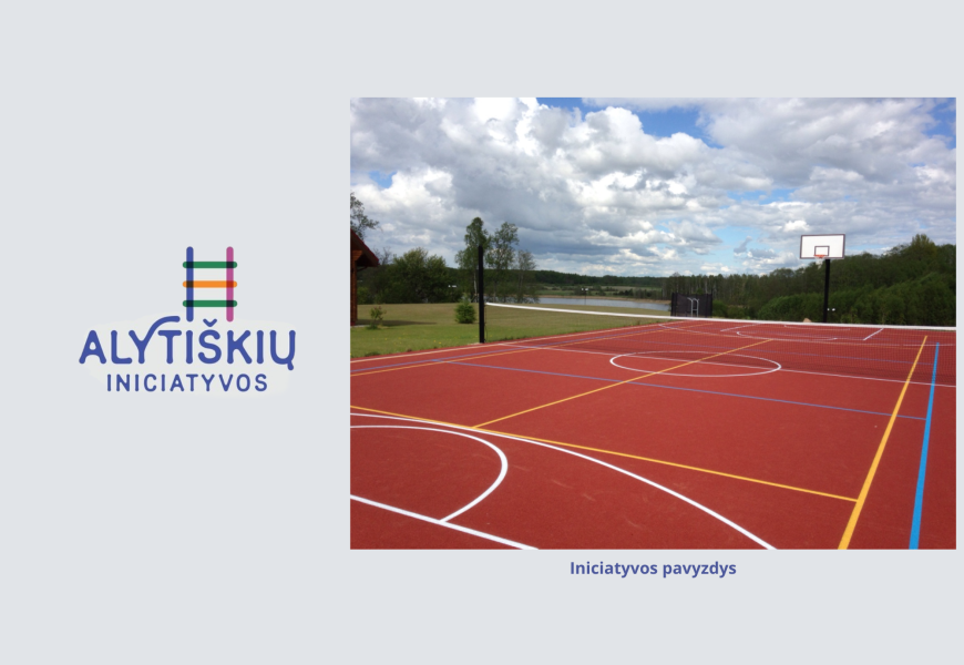 Tarp siūlomų Alytiškių iniciatyvų – daugiafunkcės sporto ir poilsio aikštelės įrengimas Tarp siūlomų Alytiškių iniciatyvų – daugiafunkcės sporto ir poilsio aikštelės įrengimas