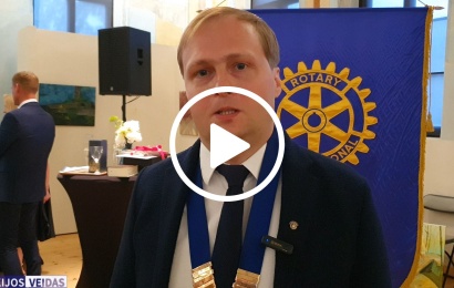 Alytaus Sinagogoje įvyko Alytaus Rotary klubo prezidentų pasikeitimo inauguracija