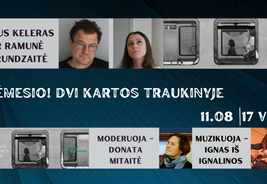 Simbolinio literatūrinio traukinio kupė – duoklė poezijai!