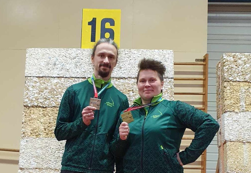 I. Timinskienė tapo Baltijos šalių čempione, U. Timinskas iškovojo bronzą