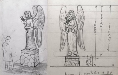 Raitininkų bendruomenė džiaugiasi: suaukota reikiama suma angelo skulptūrai