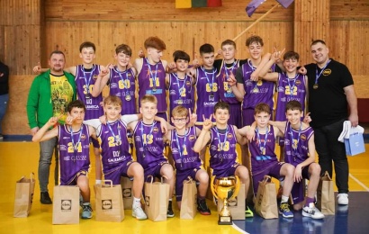 Alytaus krepšinio akademijos auklėtiniai iškovojo U-14 C diviziono aukso medalius Alytaus krepšinio akademijos auklėtiniai iškovojo U-14 C diviziono aukso medalius