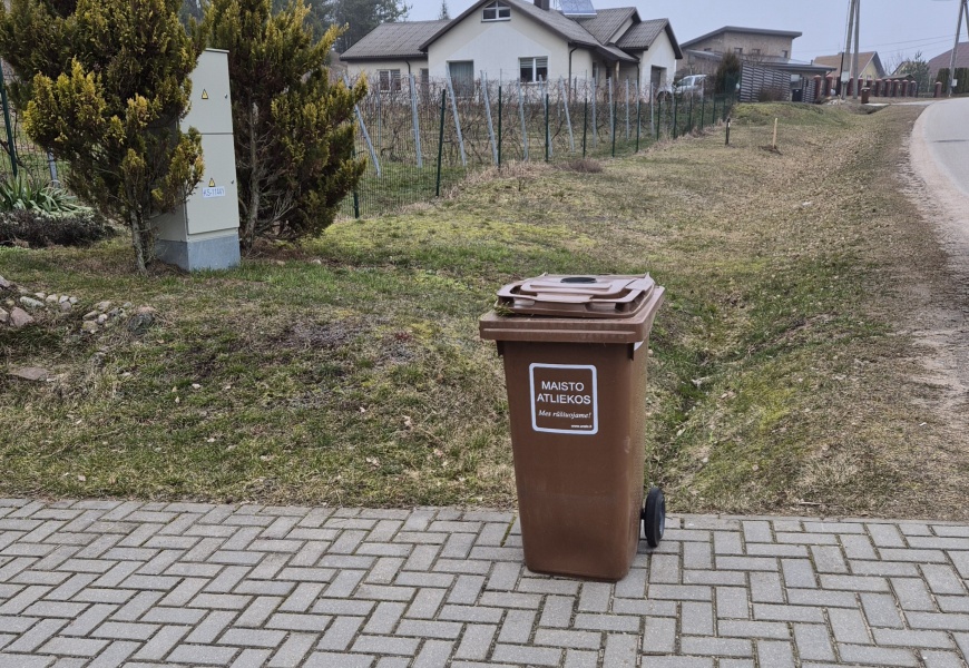 Konteinerį laikykite kieme, o ne prie kelio: neteks mokėti daugiau Konteinerį laikykite kieme, o ne prie kelio: neteks mokėti daugiau