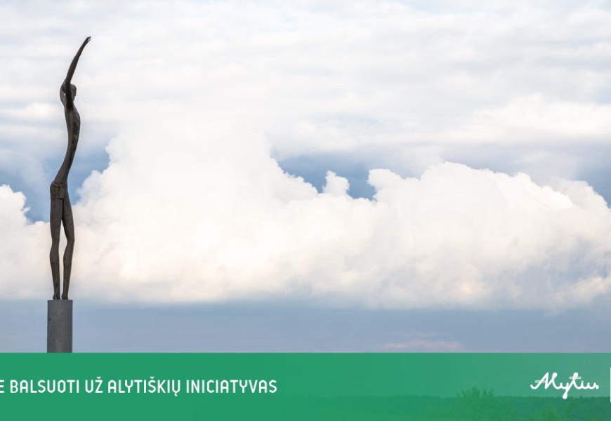 Kviečia balsuoti už projektines Alytiškių iniciatyvas Kviečia balsuoti už projektines Alytiškių iniciatyvas