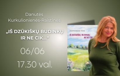 Menininkė Danutė Kurkulionienė-Raistinė kviečia į knygos dzūkų šnekta pristatymą Menininkė Danutė Kurkulionienė-Raistinė kviečia į knygos dzūkų šnekta pristatymą