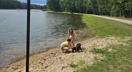 Alytuje atidarytas pirmas šunų paplūdimys Alytuje atidarytas pirmas šunų paplūdimys