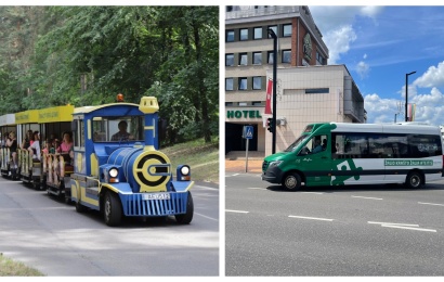 Į Alytaus miesto šventę – ir ypatingais autobusais, ir traukinuku
