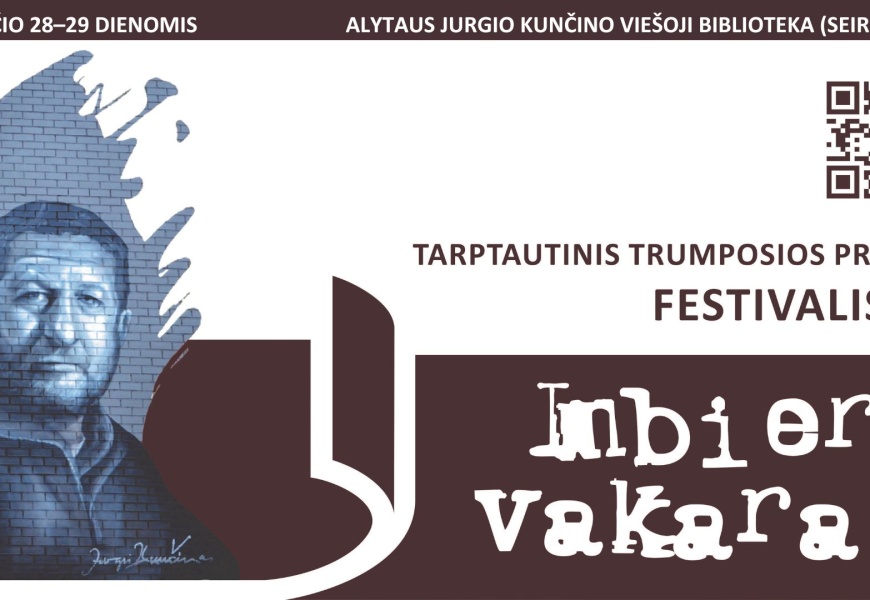 Gera lektūra visuomet daro įtaką! Trumposios prozos festivalis „Imbiero vakarai“ jau greitai Gera lektūra visuomet daro įtaką! Trumposios prozos festivalis „Imbiero vakarai“ jau greitai