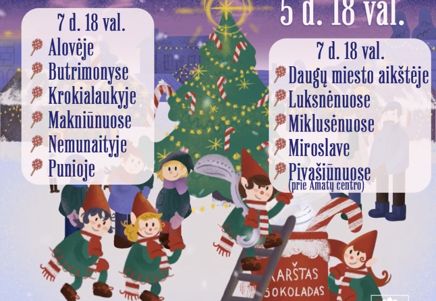 Smaližių Kalėdos – visame Alytaus rajone! Smaližių Kalėdos – visame Alytaus rajone!