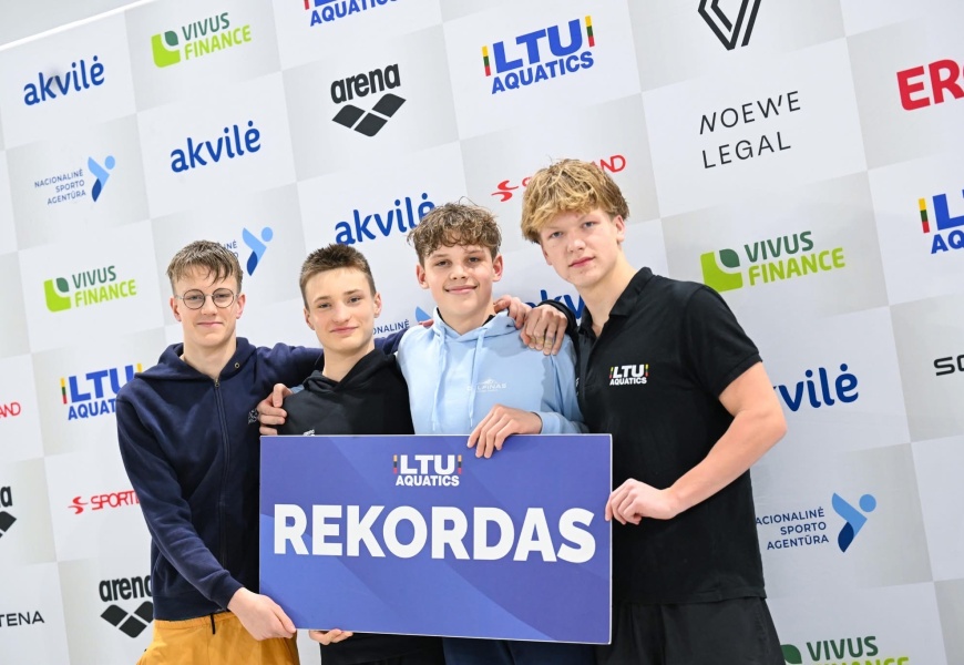 Alytiškis Vilius Cvirka Lietuvos plaukimo čempionate pasiekė naują Lietuvos rekordą!