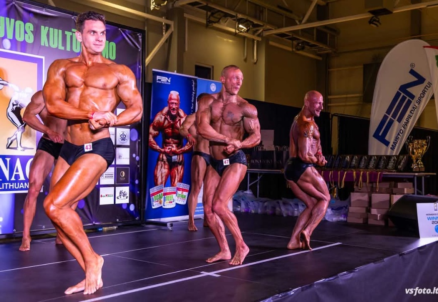 Po pertraukos į Lietuvos kultūrizmo čempionatą sugrįžęs alytiškis Tadas Jefišovas iškovojo sidabro medalį