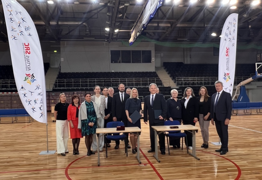 Bendradarbiavimas su Lietuvos sporto universitetu – svarbus žingsnis Alytaus sporto ateičiai
