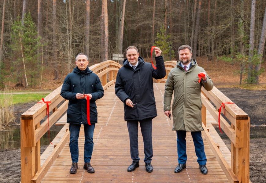 Alytuje sutvarkytas dar vienas svarbus objektas – Jurgio Kunčino vardo tiltas prie Mažosios Dailidės ežerėlio