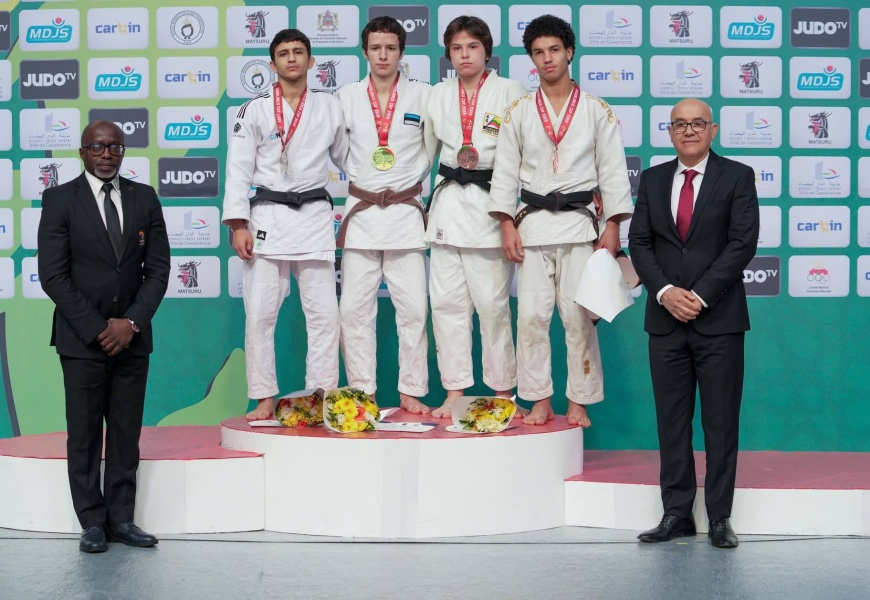 Alytiškis dziudistas Adris Jakubauskas Afrikos taurės varžybose iškovojo bronzą