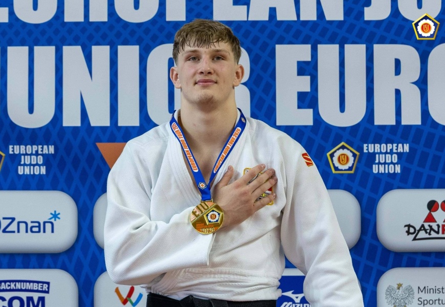 Alytiškis Tajus Babaičenko Europos jaunimo dziudo taurėje suspindo auksu