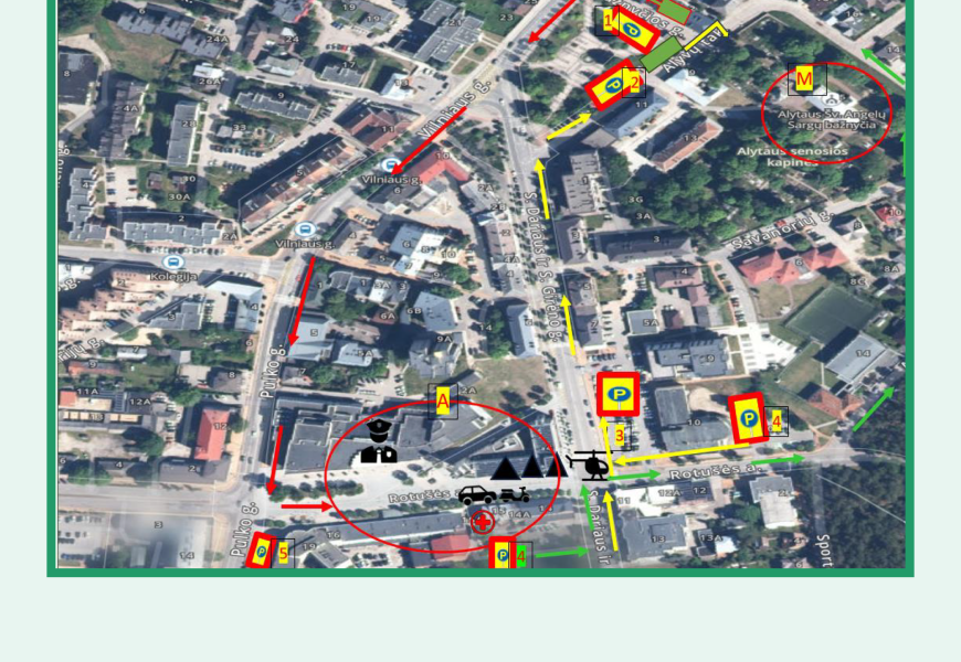 Birželio 29 d. Alytuje bus ribojamas ir stabdomas eismas