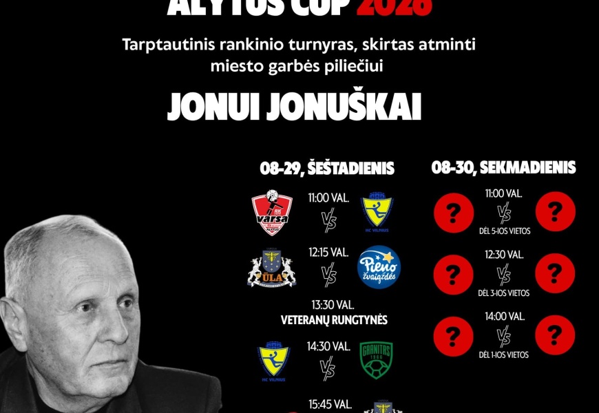 Šį savaitgalį Alytuje vyks tarptautinis rankinio turnyras – kviečiame stebėti Šį savaitgalį Alytuje vyks tarptautinis rankinio turnyras – kviečiame stebėti