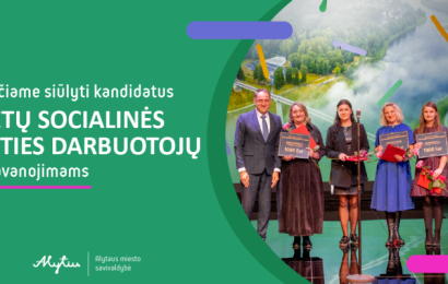 Kviečiame siūlyti kandidatus metų socialinės srities darbuotojų apdovanojimams