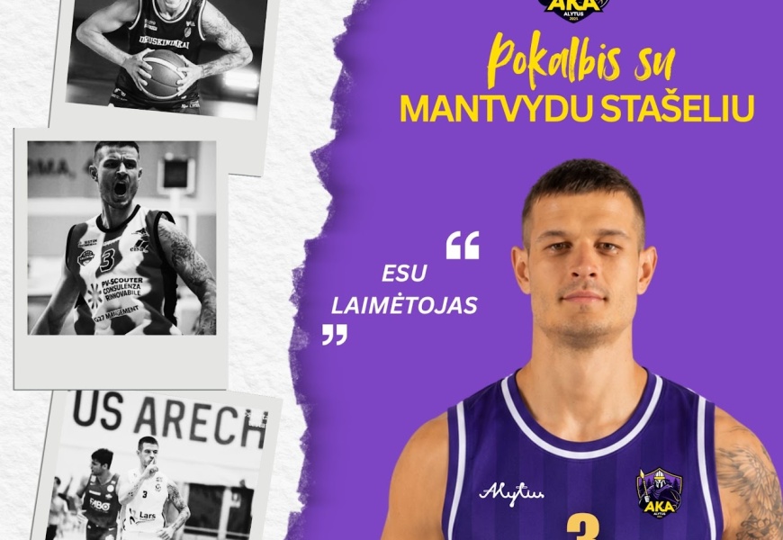 Alytaus KRS papildęs M. Stašelis siunčia aiškią žinutę: „Į kiekvienas rungtynes eisime kovoti” Alytaus KRS papildęs M. Stašelis siunčia aiškią žinutę: „Į kiekvienas rungtynes eisime kovoti”