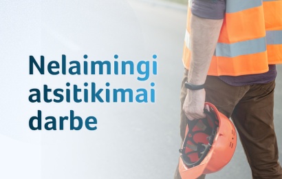 Nelaimingų atsitikimų darbe administravimas taps paprastesnis ir greitesnis