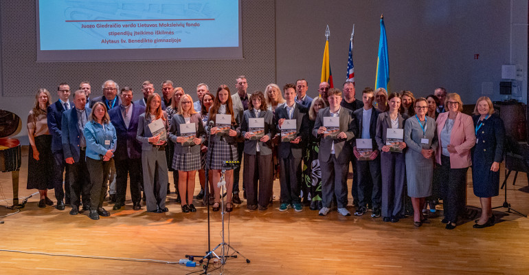 Juozo Giedraičio stipendijų įteikimo iškilmės